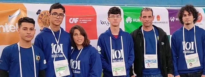 Cuba obtuvo una medalla de bronce y dos menciones en la Olimpiada Internacional de Informática, Bolivia 2025